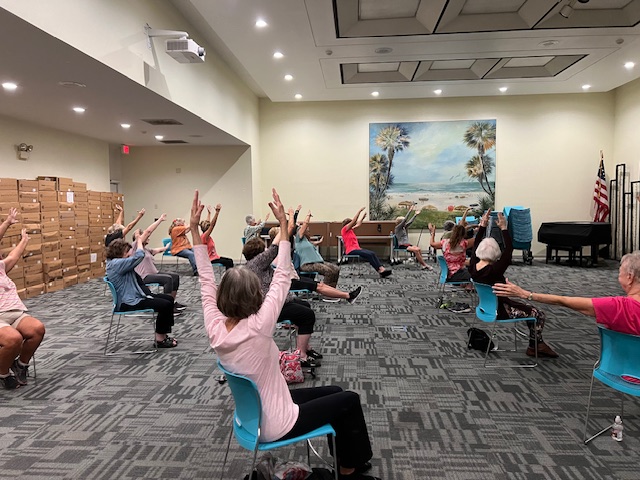 chair yoga at the library