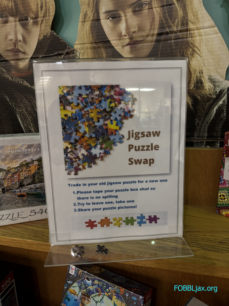 beaches library jigsaw puzzle swap